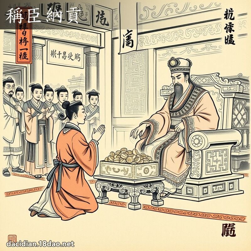 稱臣納貢 配图