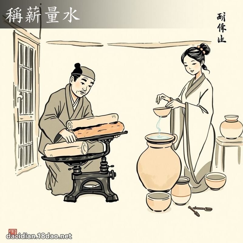 稱薪量水 配图
