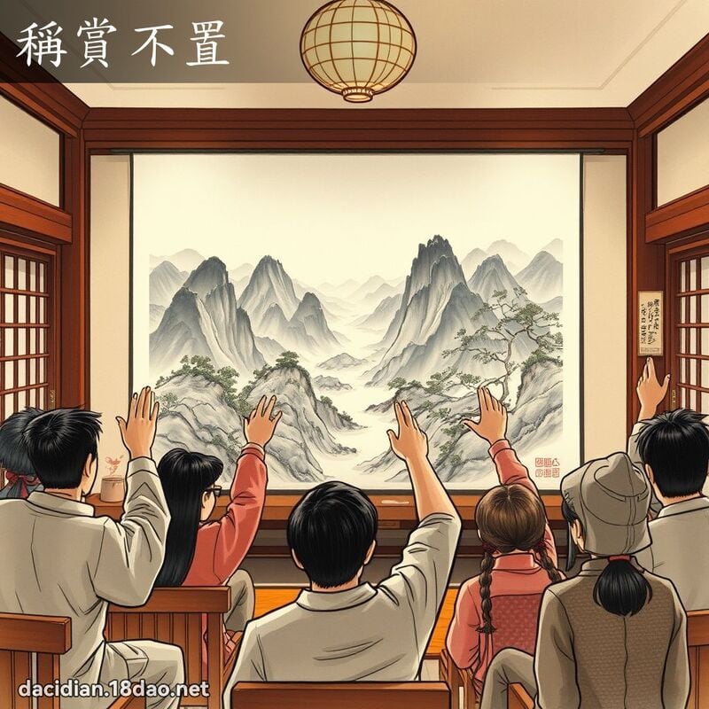 稱賞不置 配图