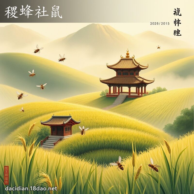 稷蜂社鼠 配图