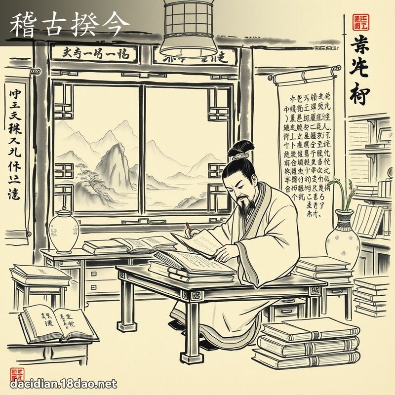 稽古揆今 配图