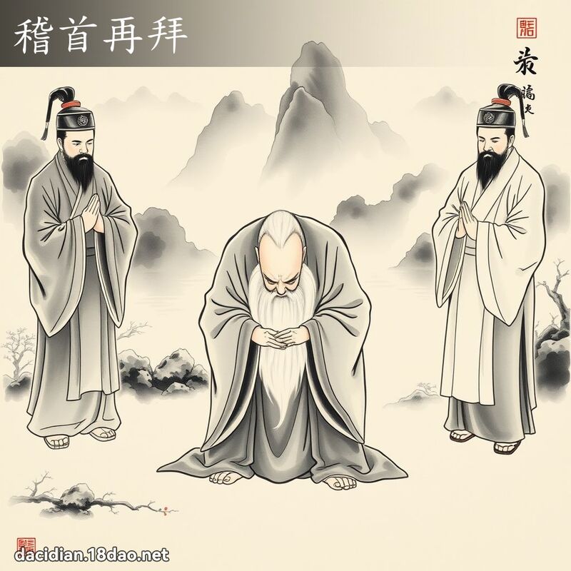 稽首再拜 配图