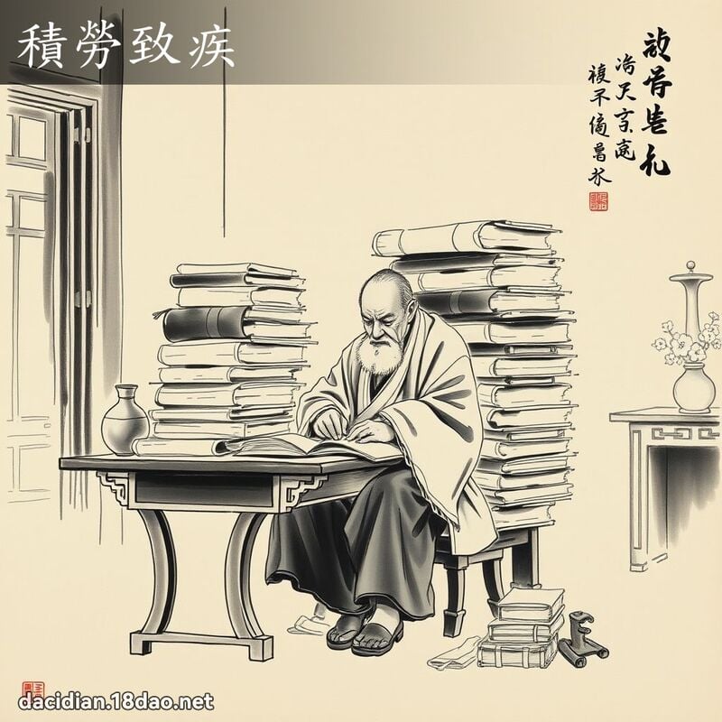 積勞致疾 配图