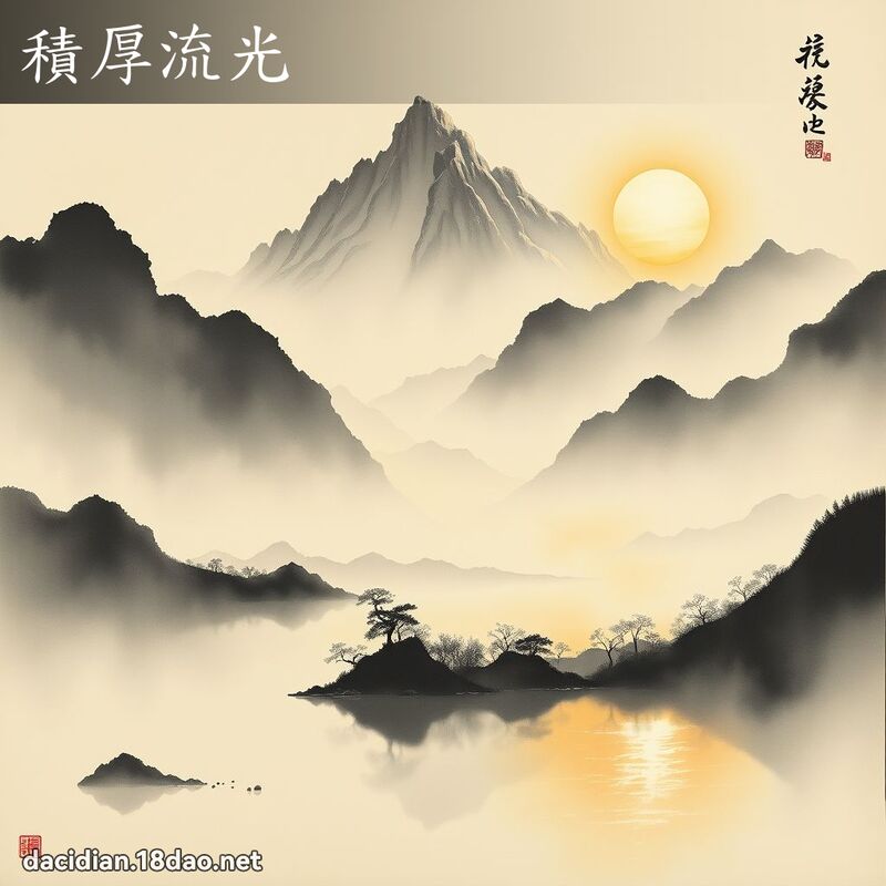 積厚流光 配图