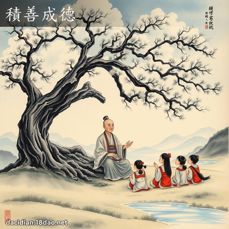 積善成德 配图