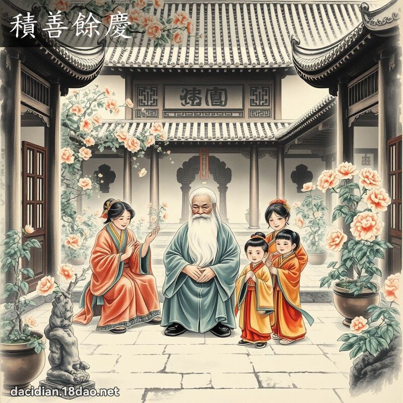 積善餘慶 配图