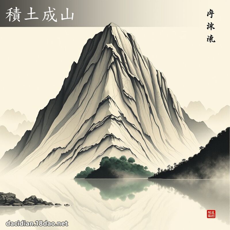 積土成山 配图