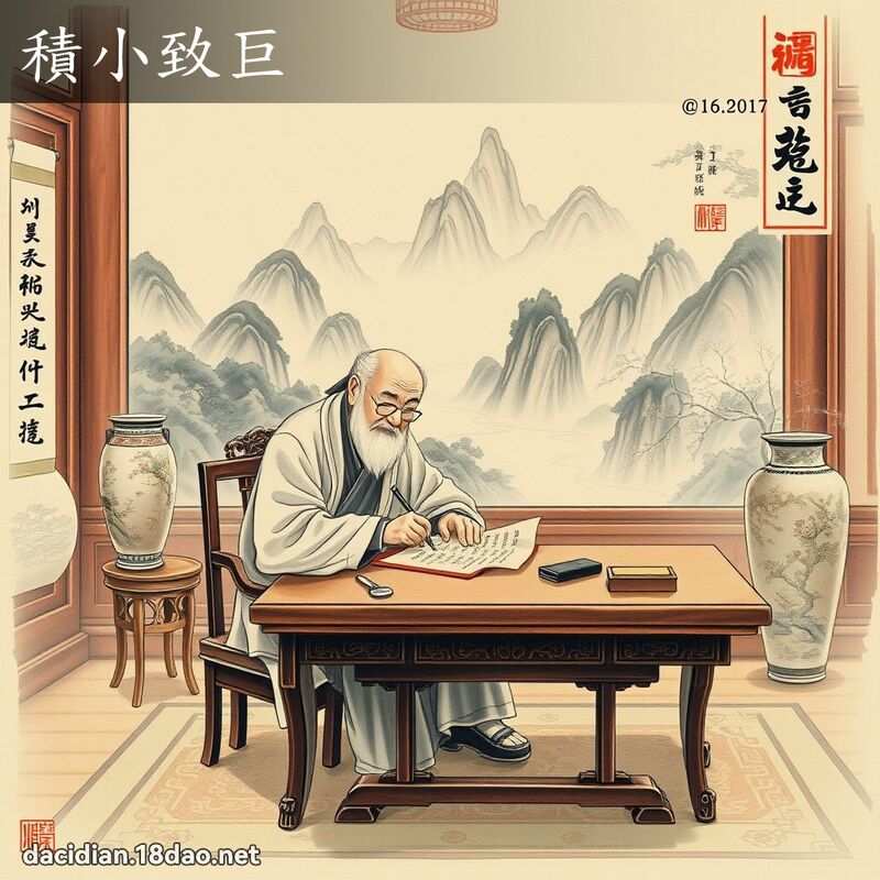 積小致巨 配图