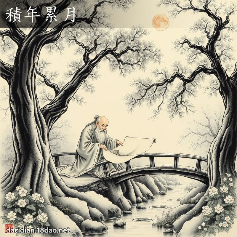 積年累月 配图