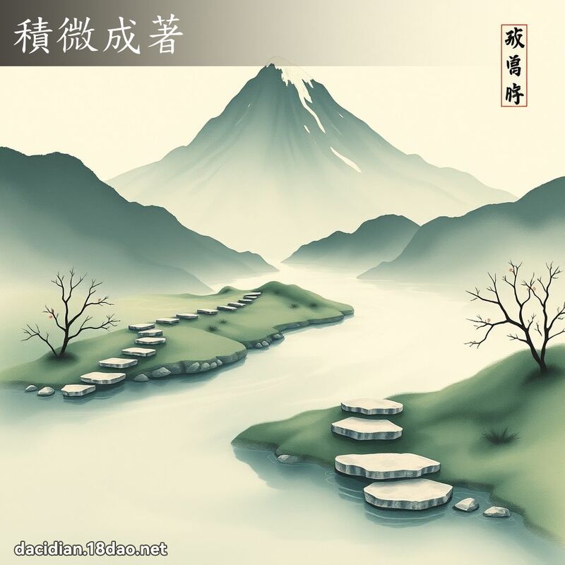 積微成著 配图
