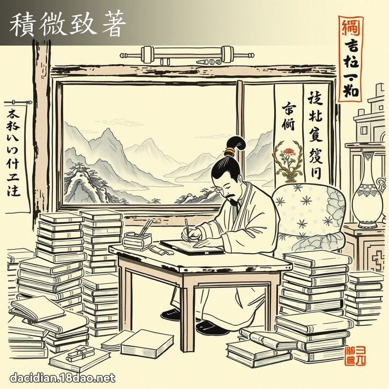 積微致著 配图