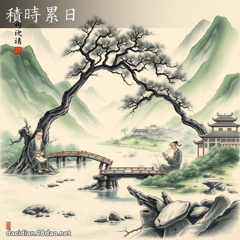 積時累日 配图