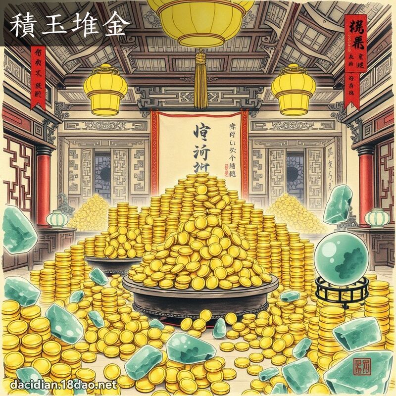 積玉堆金 配图