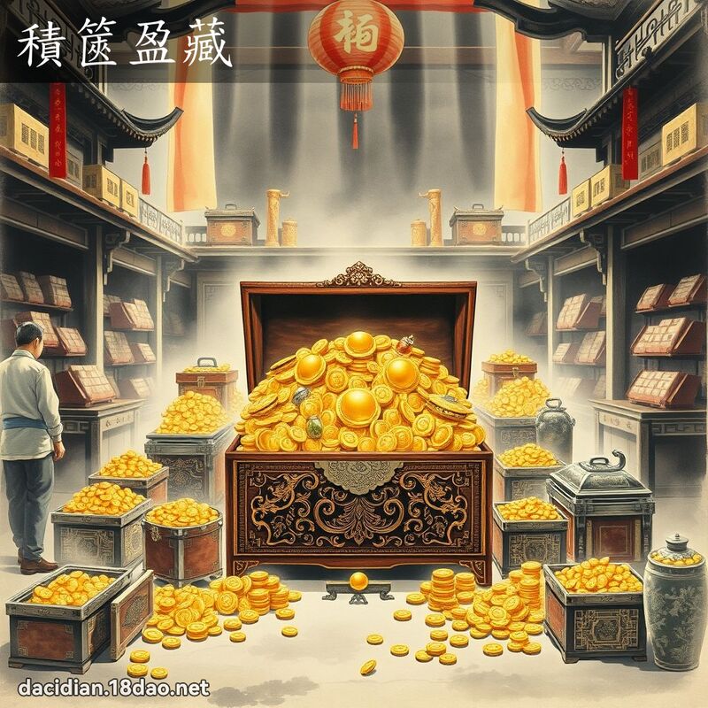 積篋盈藏 配图