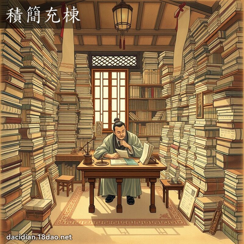 積簡充棟 配图