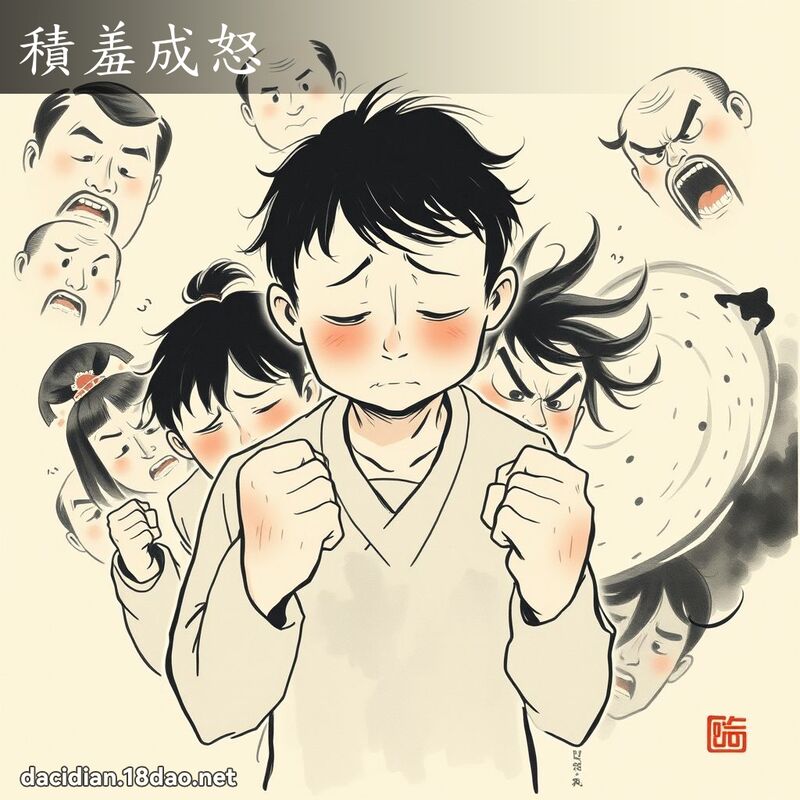 積羞成怒 配图