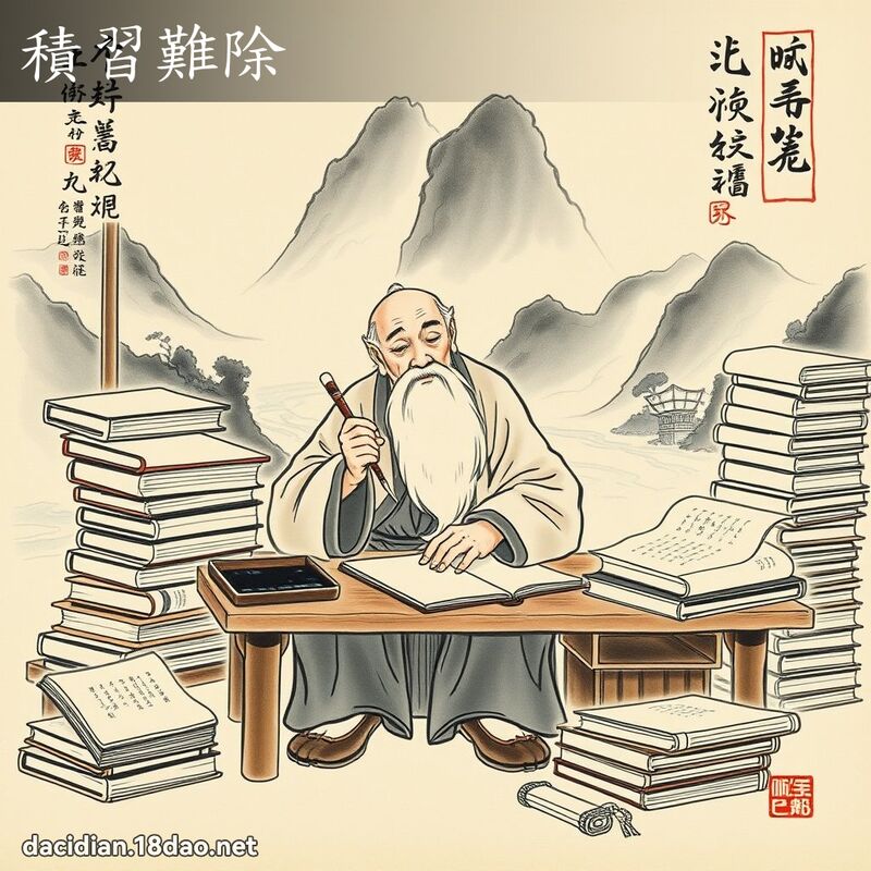 積習難除 配图