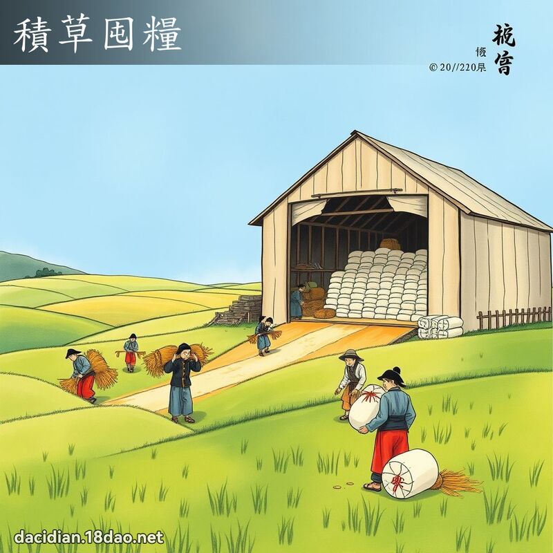 積草囤糧 配图
