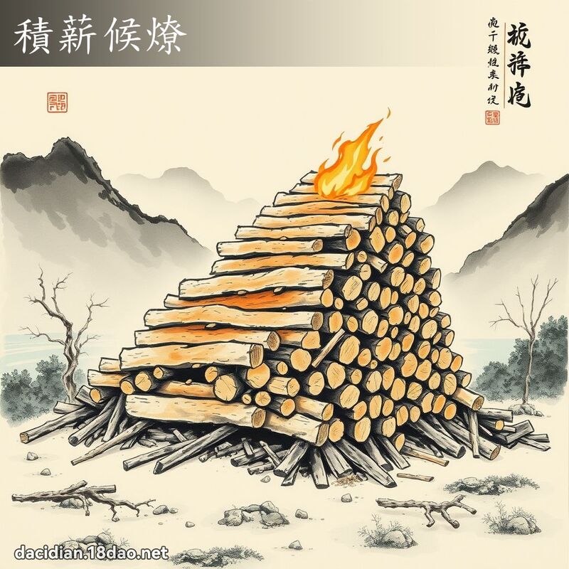 積薪候燎 配图