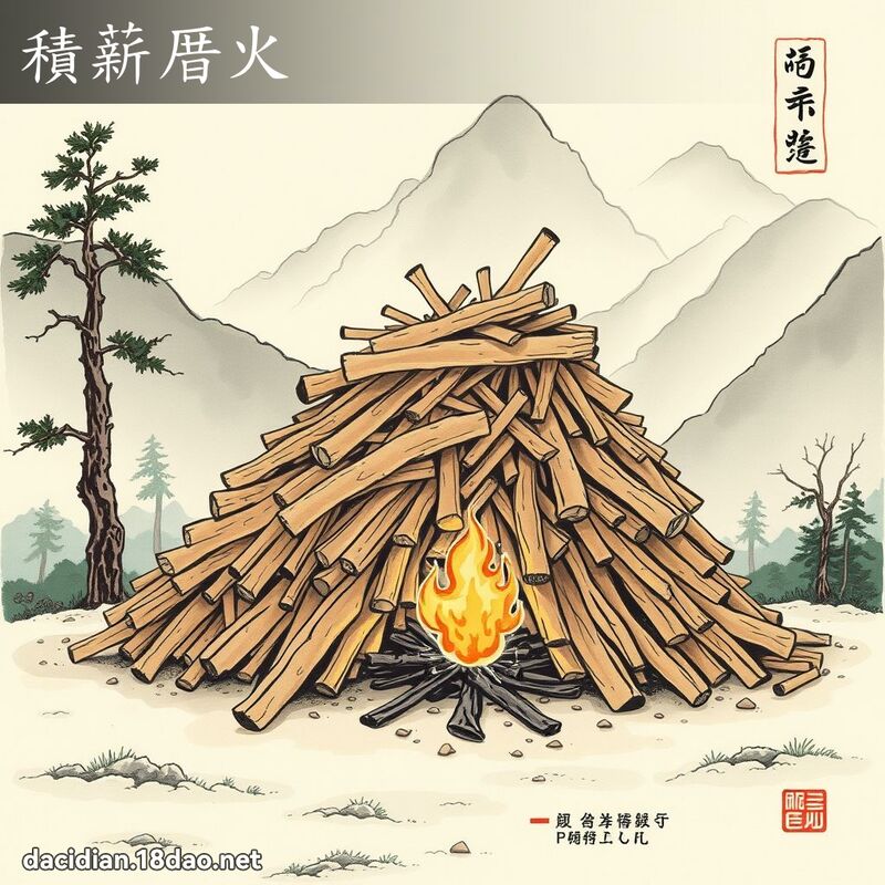 積薪厝火 配图
