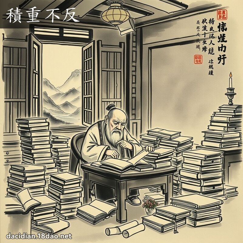 積重不反 配图