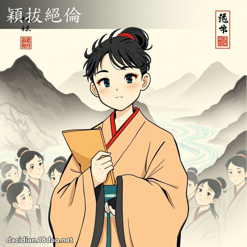 穎拔絕倫 配图