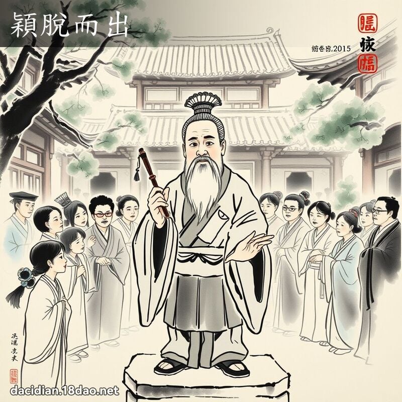 穎脫而出 配图