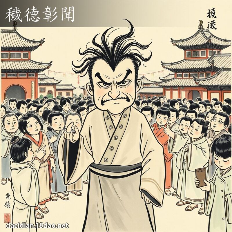 穢德彰聞 - 中華成語配圖