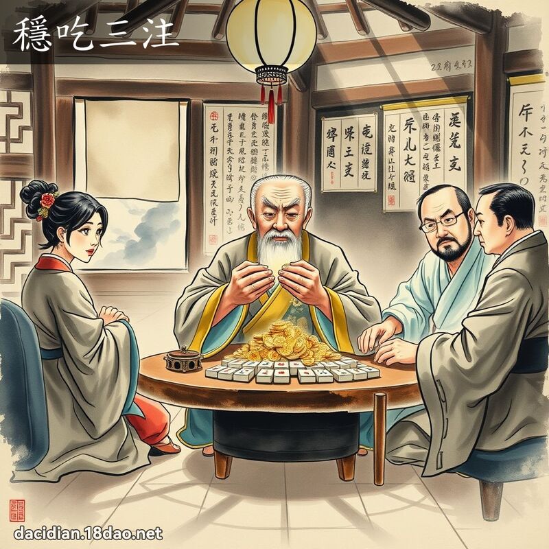 穩吃三注 配图