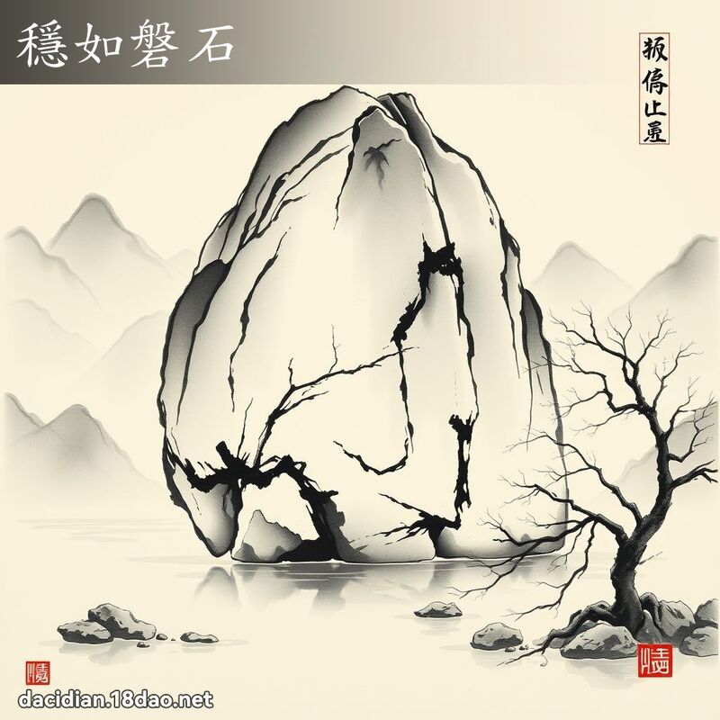 穩如磐石 配图