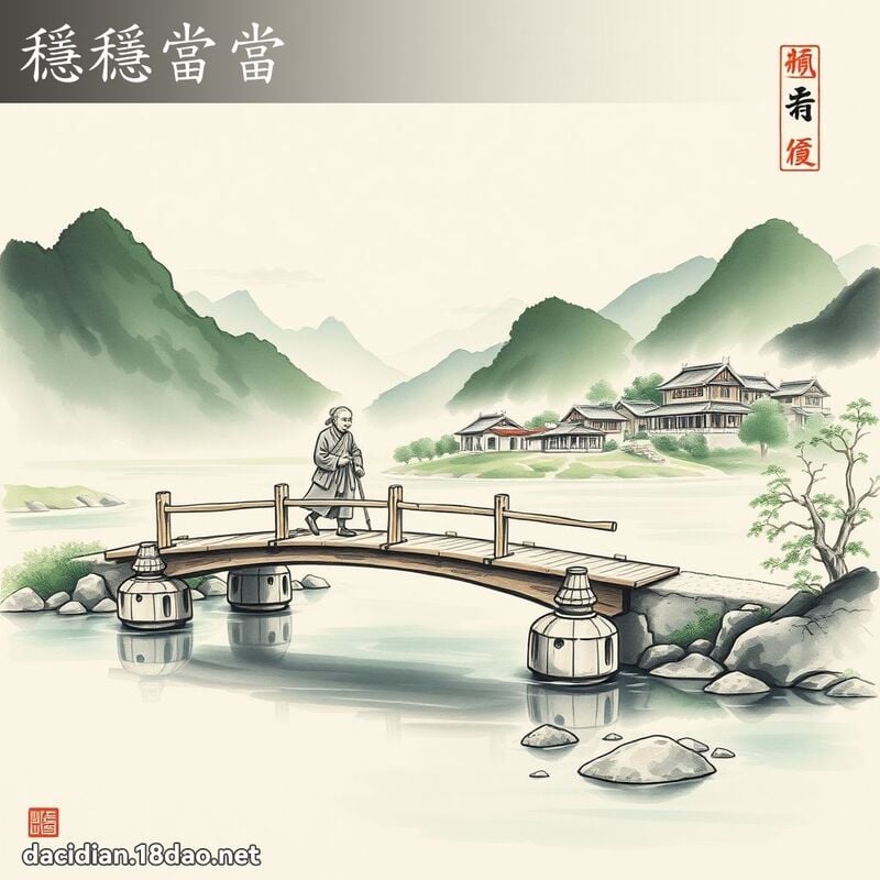 穩穩當當 配图