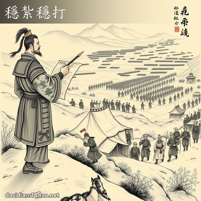 穩紮穩打 配图