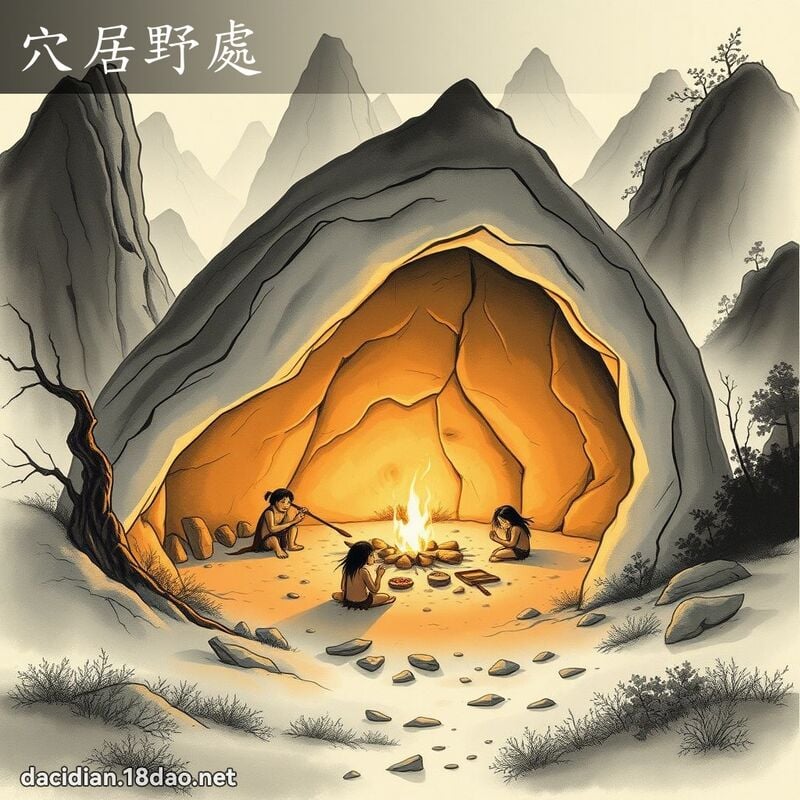 穴居野處 配图