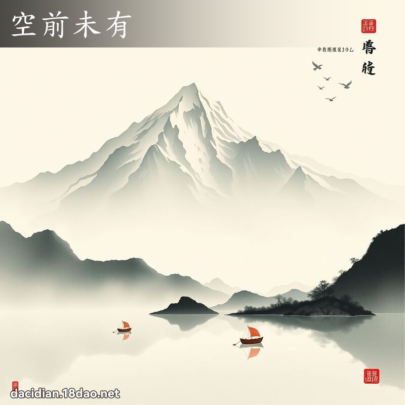 空前未有 配图