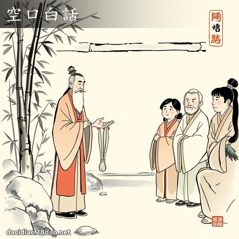 空口白話 配图