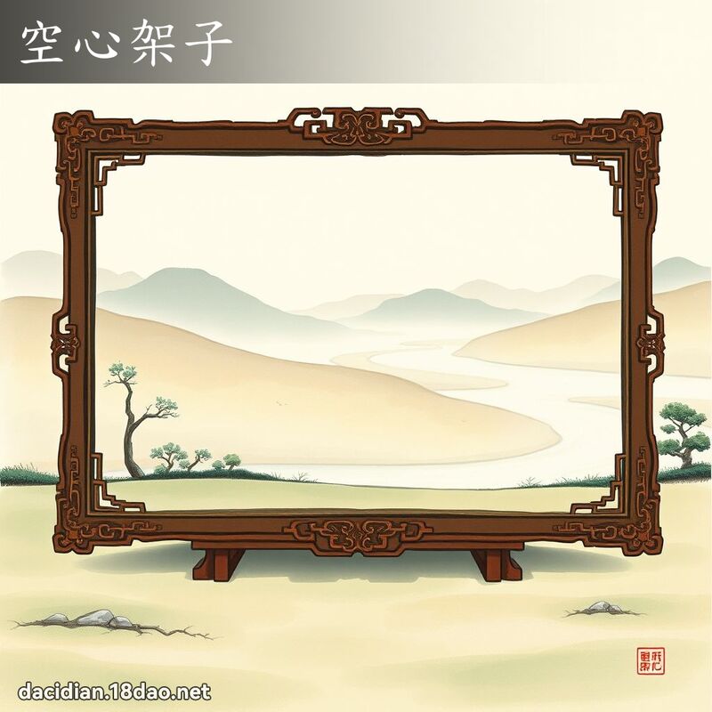 空心架子 配图