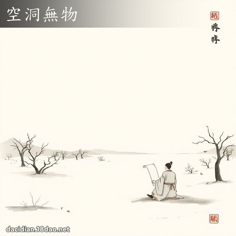 空洞無物 配图