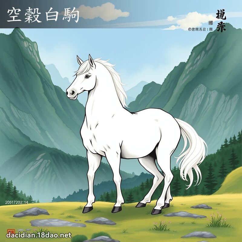 空穀白駒 配图