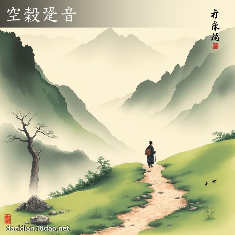 空穀跫音 配图