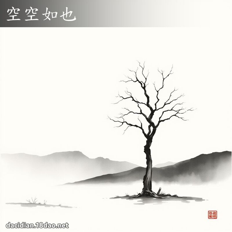 空空如也 配图