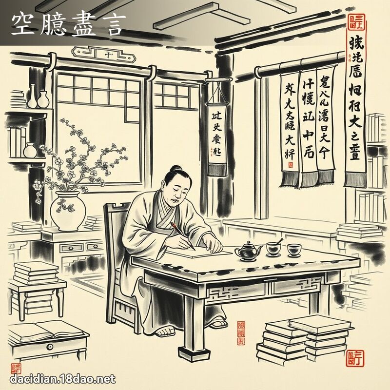 空臆盡言 配图