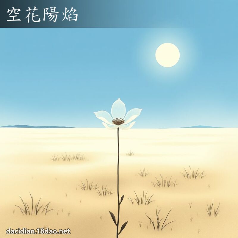 空花陽焰 配图