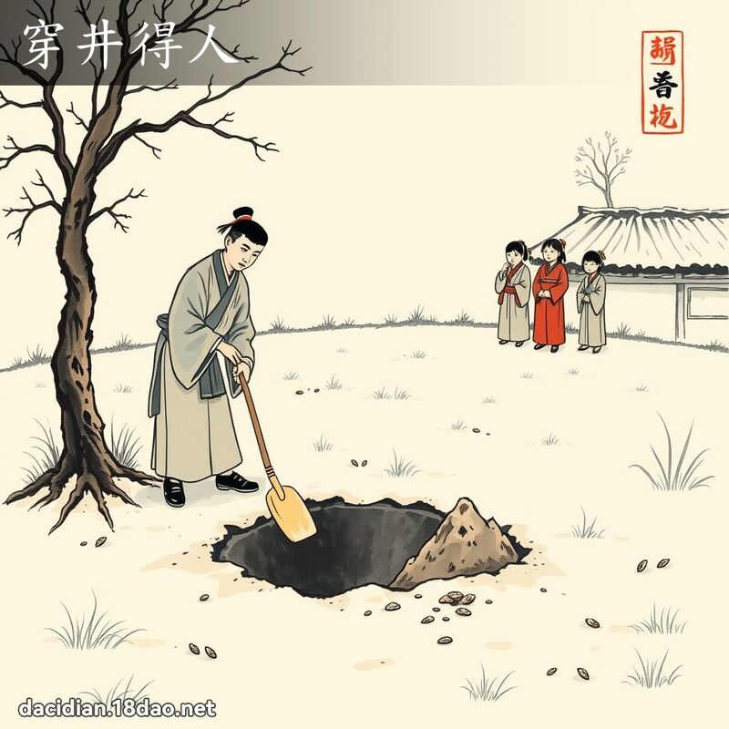 穿井得人 配图