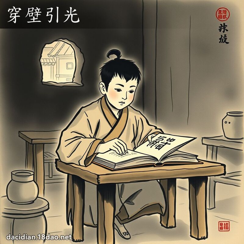 穿壁引光 配图