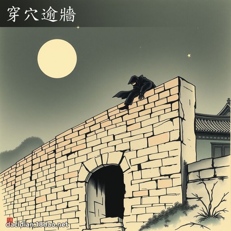 穿穴逾牆 配图