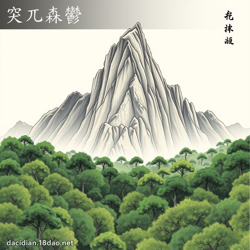 突兀森鬱 配图