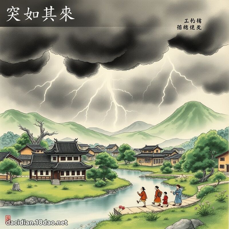 突如其來 配图