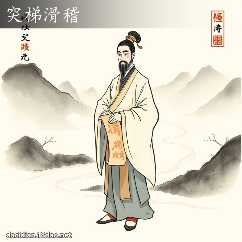 突梯滑稽 配图