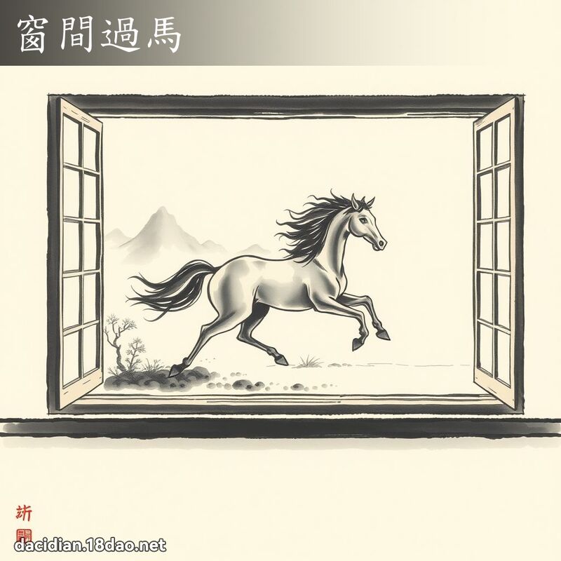 窗間過馬 配图