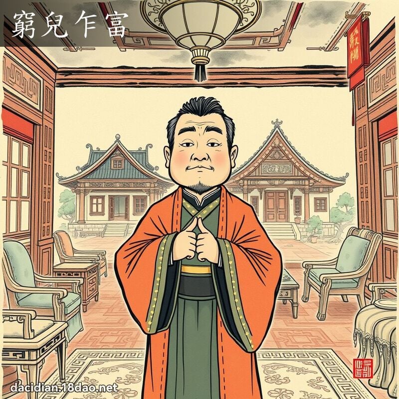 窮兒乍富 配图